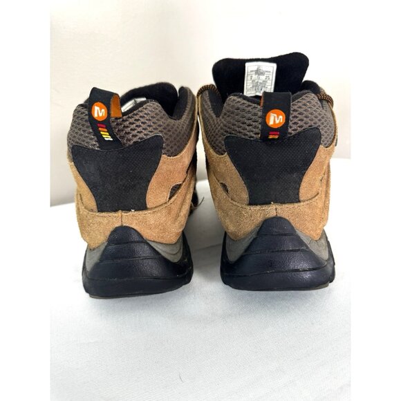 Merrell Mens Brown Earth Performance Waterproof Hiking Shoes 8 Gorp Boots Trails - Picture 4 of 16